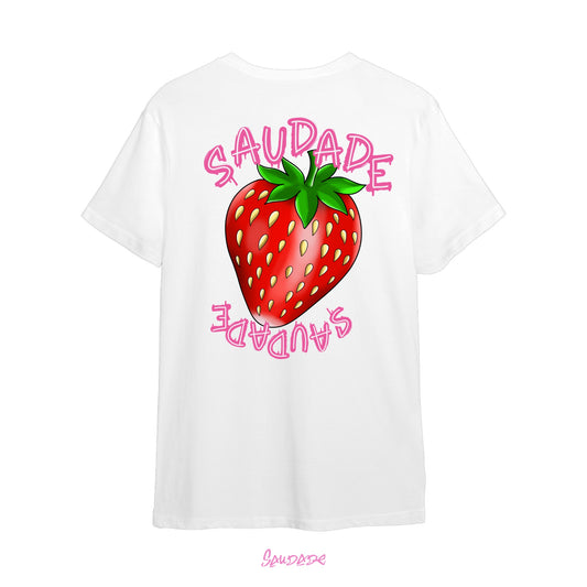 T-SHIRT STRAWBERRY BLANC