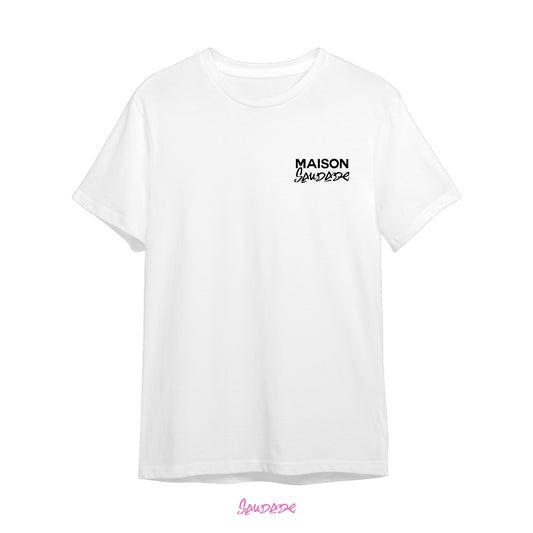T-SHIRT MAISON SAUDADE BLANC